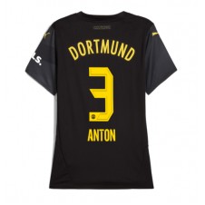 Borussia Dortmund Waldemar Anton #3 Bortedrakt Kvinner 2024-25 Kortermet